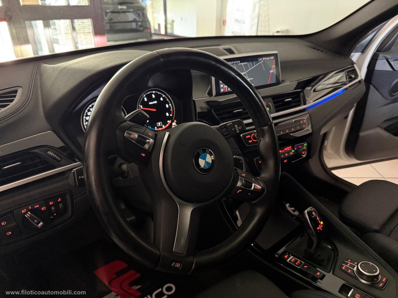 BMW X1 xDrive20d Msport AUTO KM 75.260 PACK TOTAL BLACK - CERCHI DA 19