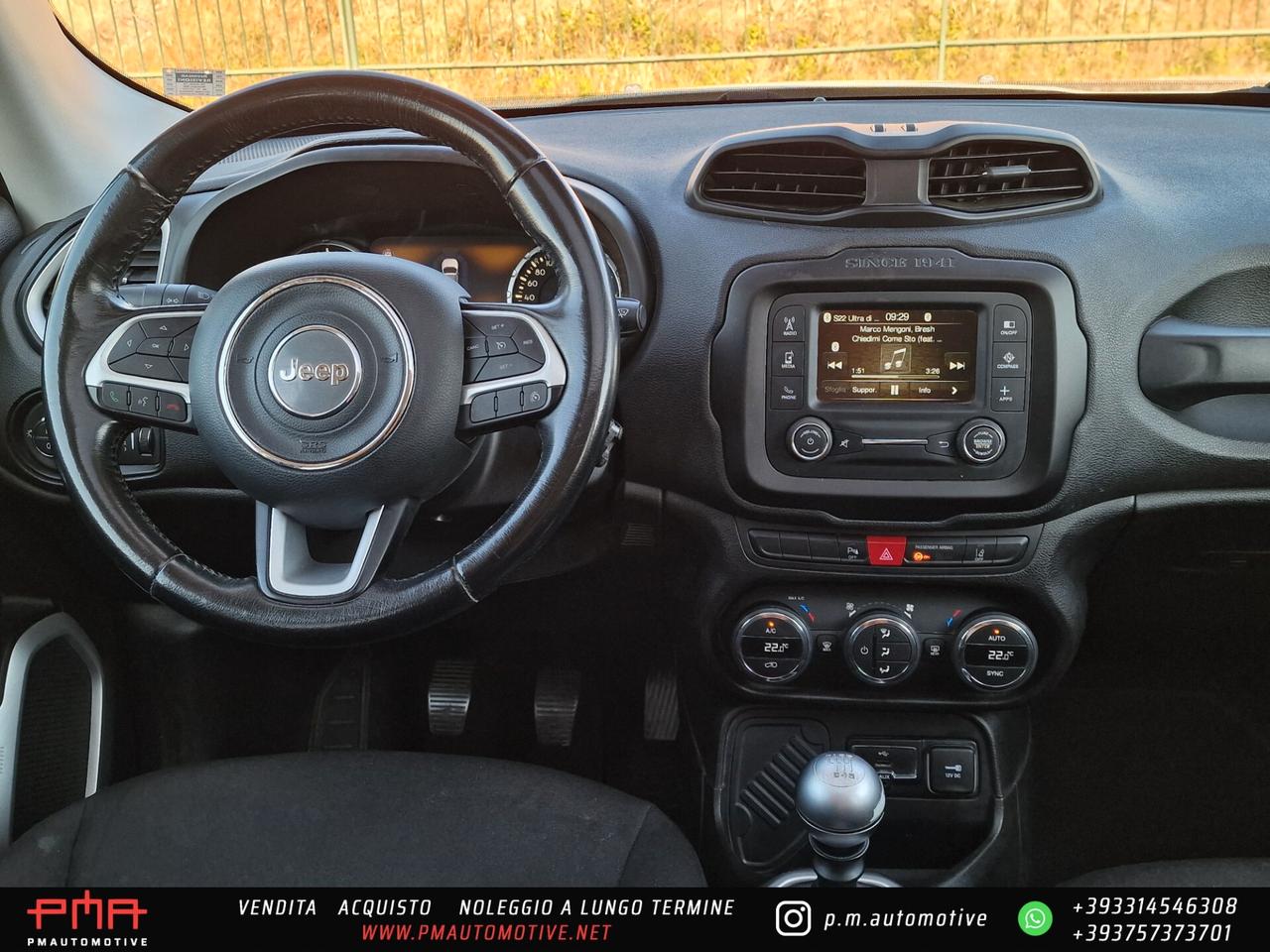 Jeep Renegade 1.6 mjt Limited fwd 120cv E6 Tetto tagliandi jeep