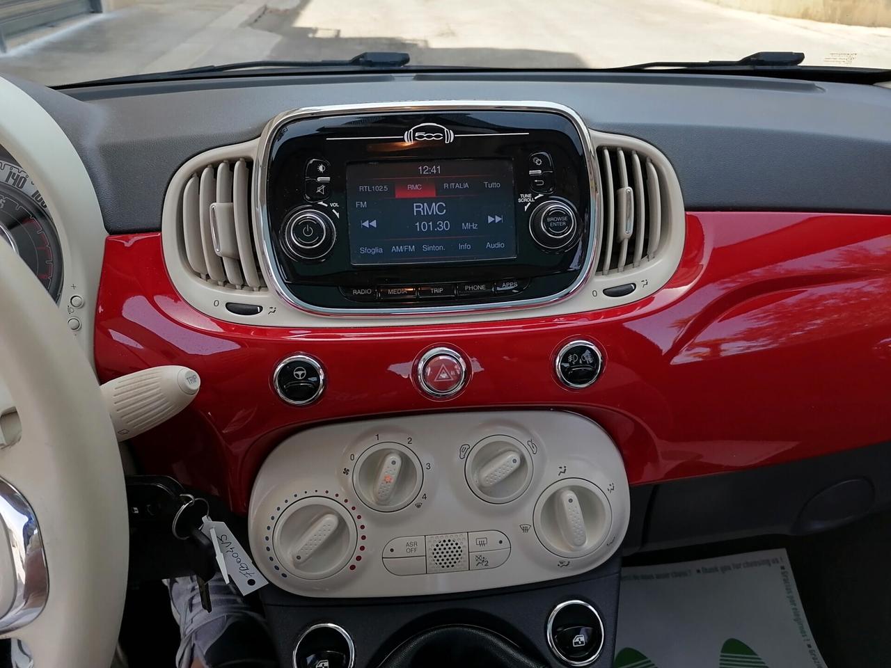 Fiat 500 1.2 BENZINA LOUNGE 51KW TETTO PANORAMICO 12/2015