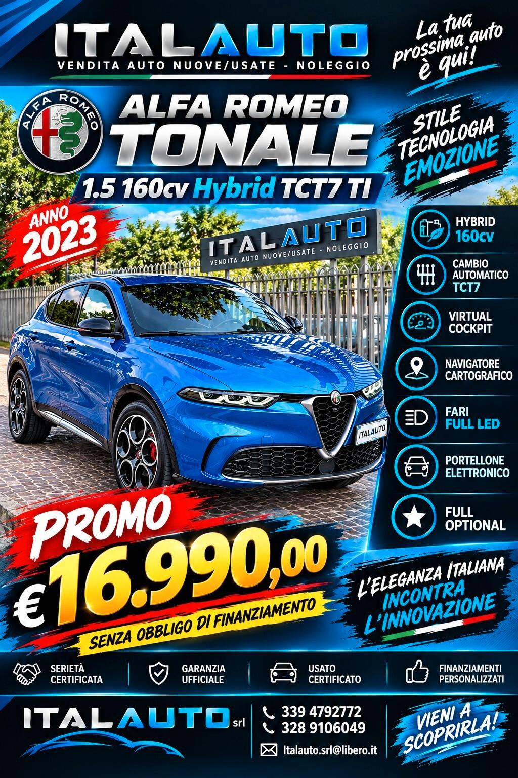 Alfa Romeo Tonale 1.5 160 CV MHEV TCT7 Ti