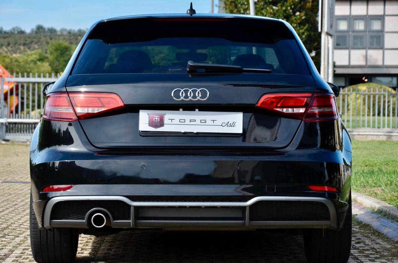 AUDI A3 SPB 1.6 TDI S-LINE EDITION 116cv S-TRONIC, SERVICE UFF AUDI, UFF ITALIANA, EURO 6B, FARI XENO, NAVI, PERMUTE