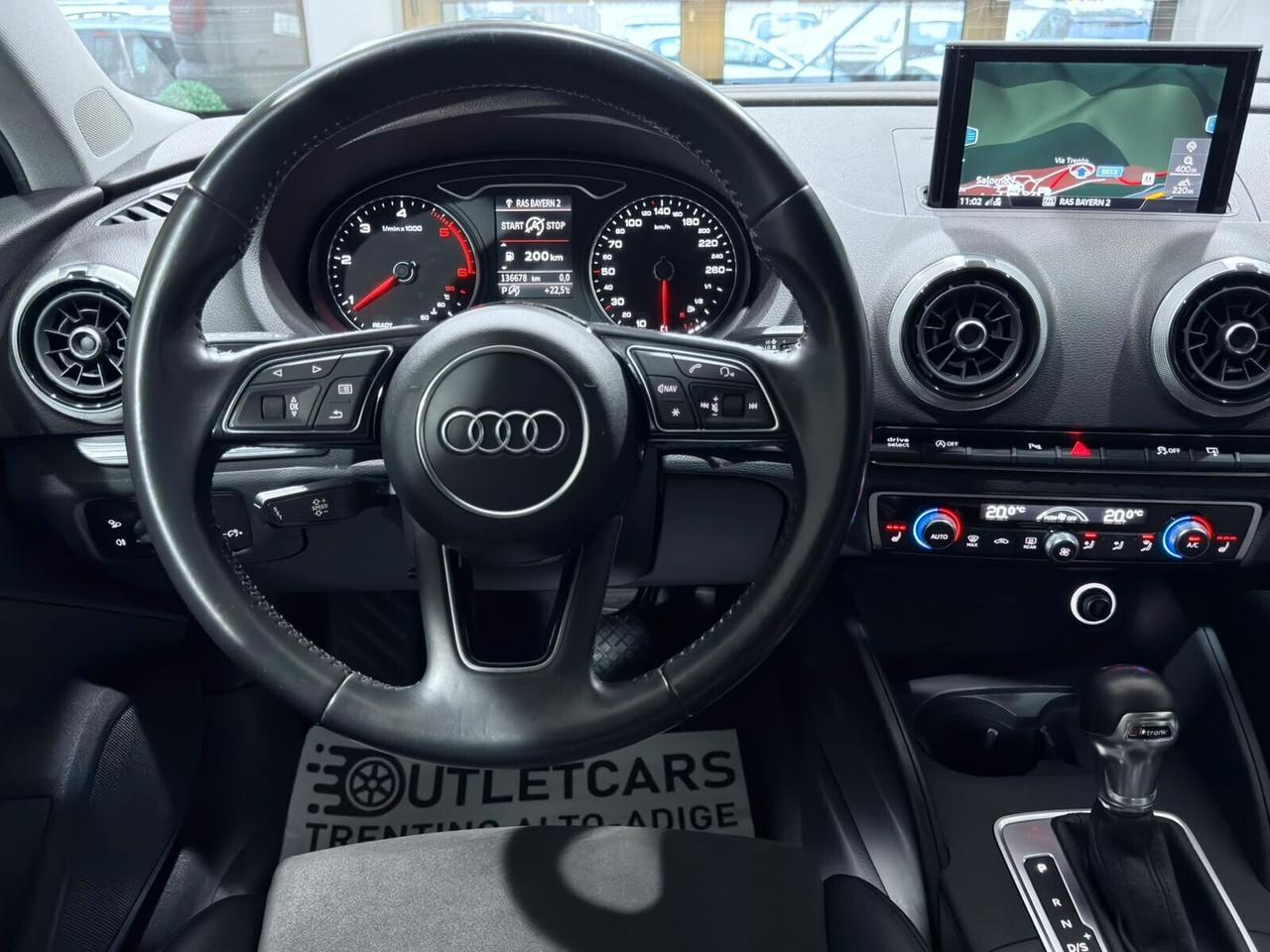 AUDI A3 SPB 2.0TDI 184CV QUATTRO S-TRONIC GANCIO