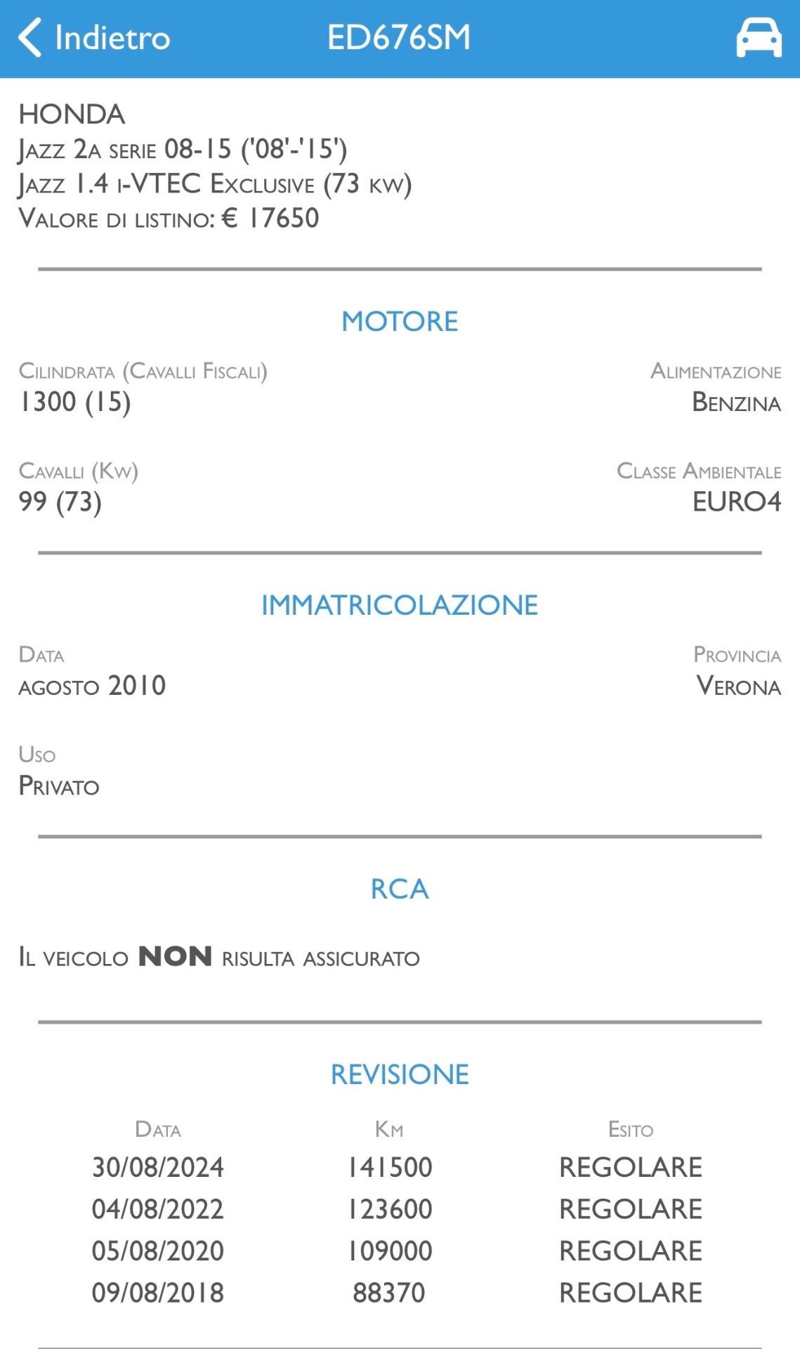 Honda Jazz 1.4 i-VTEC Exclusive