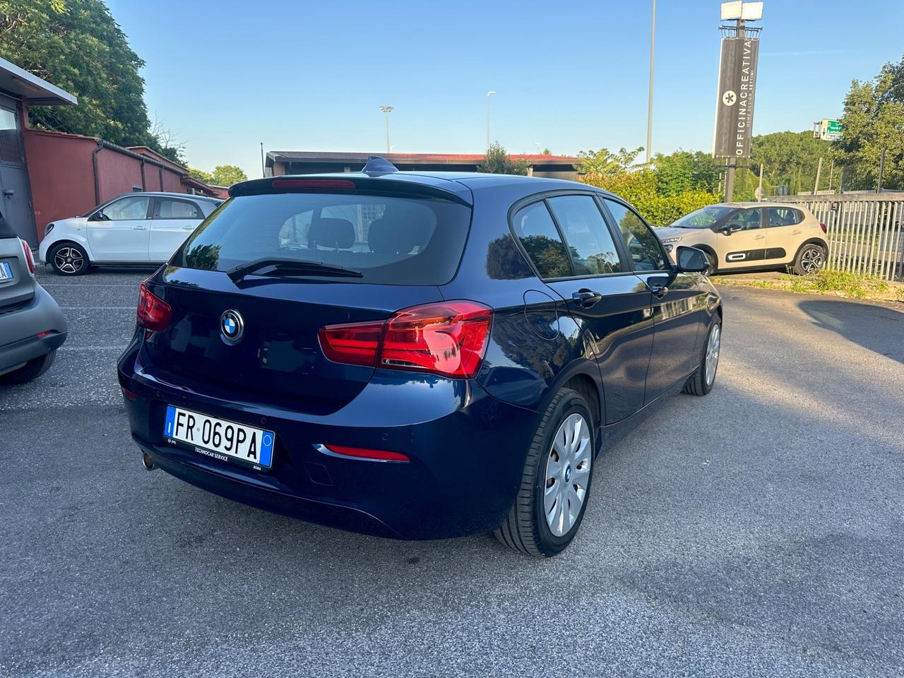 Bmw 116 116d 5p. Efficient Dynamics Sport Navi Shadow Blue Distribuzione e Service
