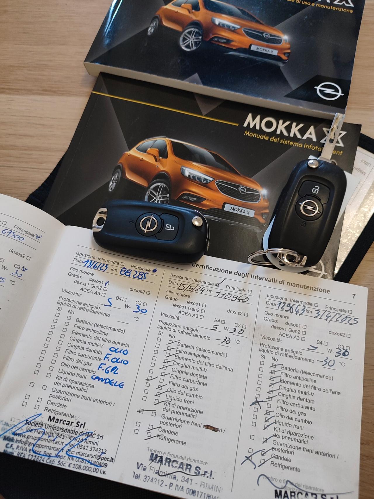 OPEL MOKKA 2018 A GPL DI CASA EURO6B FULL OPTIONAL