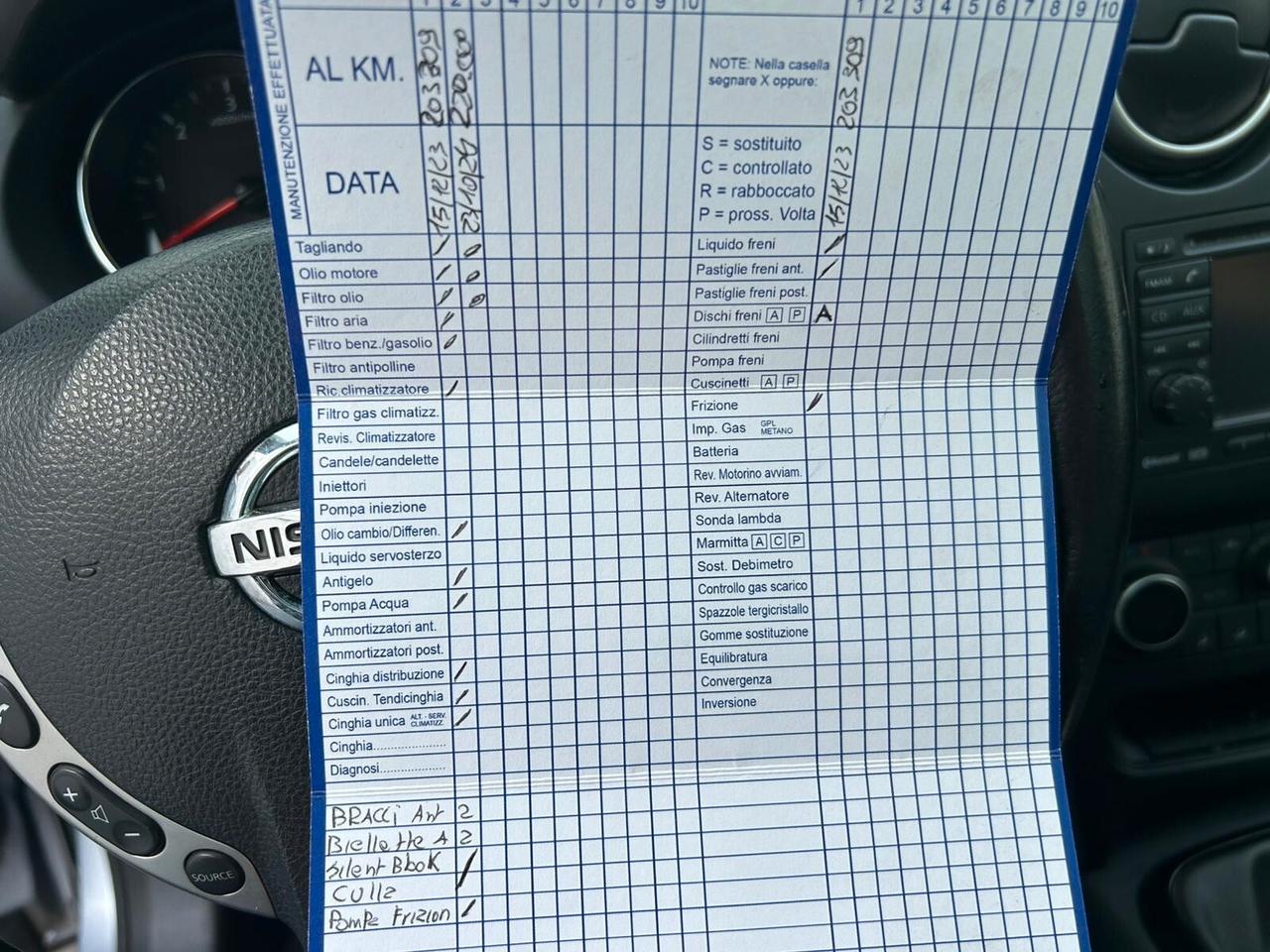 Nissan Qashqai 1.5 DCI 110Cv AUTOCARRO GANCIO-2013