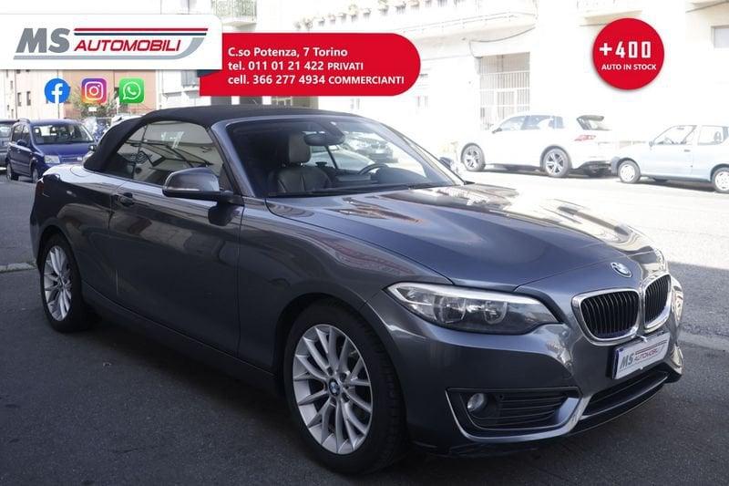 BMW Serie 2 Cabrio BMW Serie 2 Cabrio 218d Cabrio Luxury Unicoproprietario
