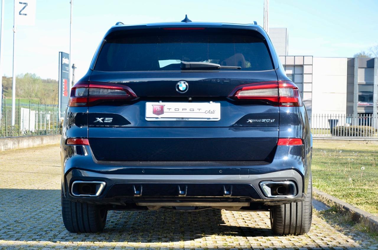 BMW X5 XDRIVE30d MHEV 48V MSPORT 286cv AUTO, UFF ITALIANA, EURO 6D, PACCHETTO SERVICE BMW, TETTO, MBRAKES, PELLE TOTALE, PERMUTE