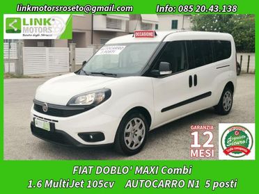 FIAT Doblo PL MAXI Combi 1.6 MJT 105CV N1 5 POSTI / +IVA