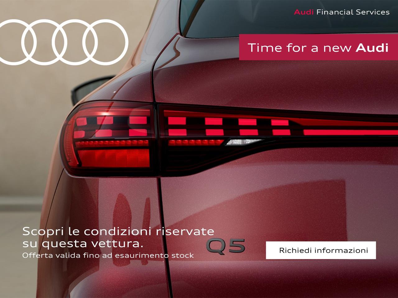 Audi Q5 sportback 2.0 tdi mhev+ s line edition quattro 204cv s-tronic