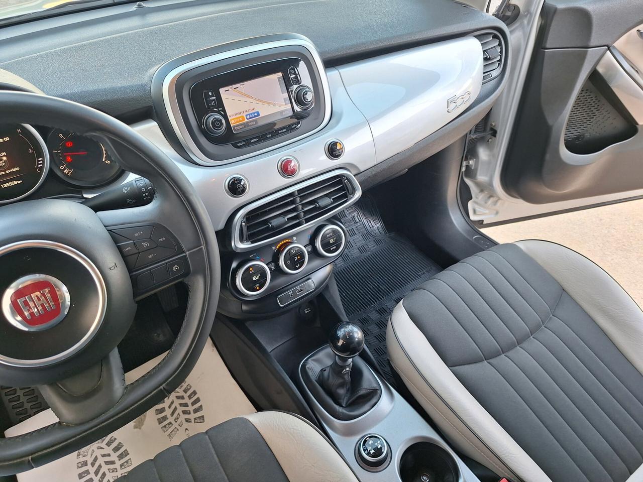 Fiat 500X 1.6 MultiJet 120 CV Lounge NAVI PELLE 2017