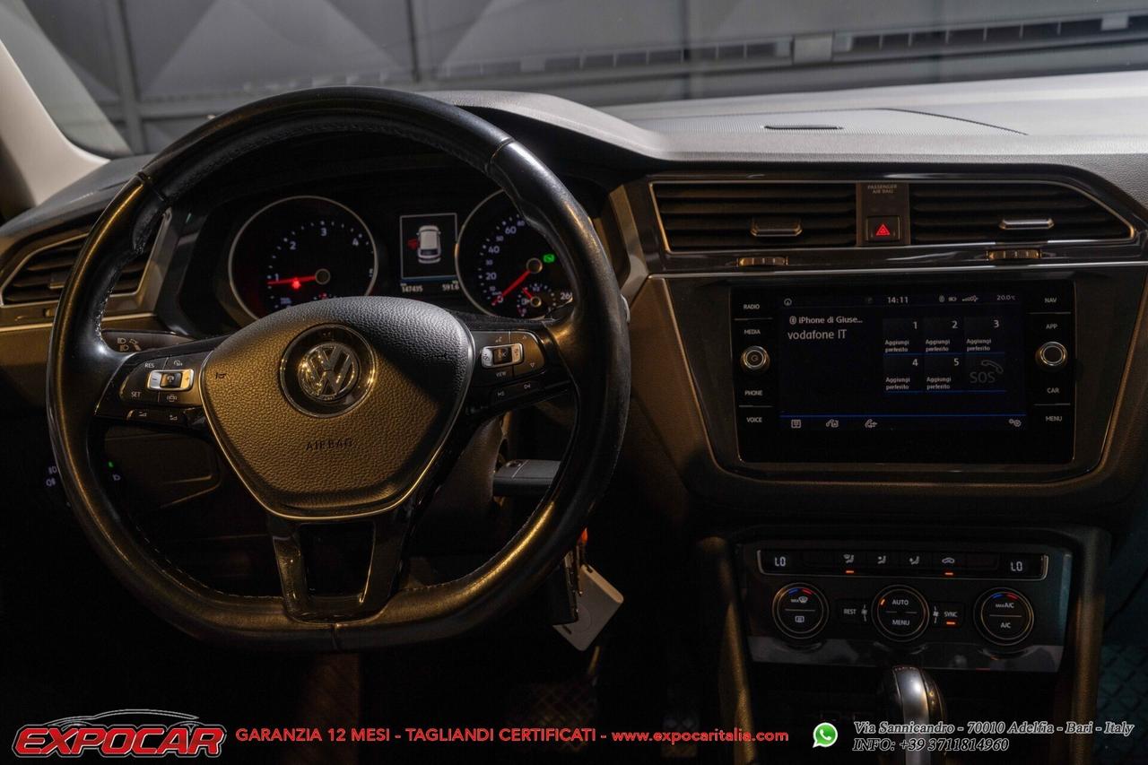 Volkswagen Tiguan 2.0 TDI SCR DSG Sport BlueMotion