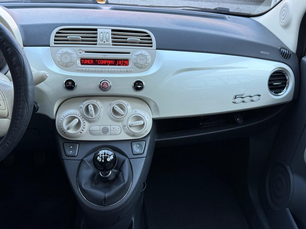 Fiat 500 Bianco speciale cielo panorama 1.2 Lounge
