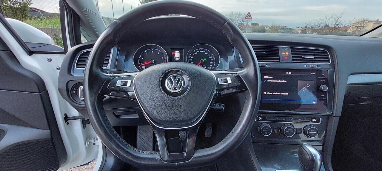 GOLF 7,5 CAMBIO AUTOMATICO DSG 1,5 METANO 130 CV NAVI TELEFONO SENSORI IMPECCABILE