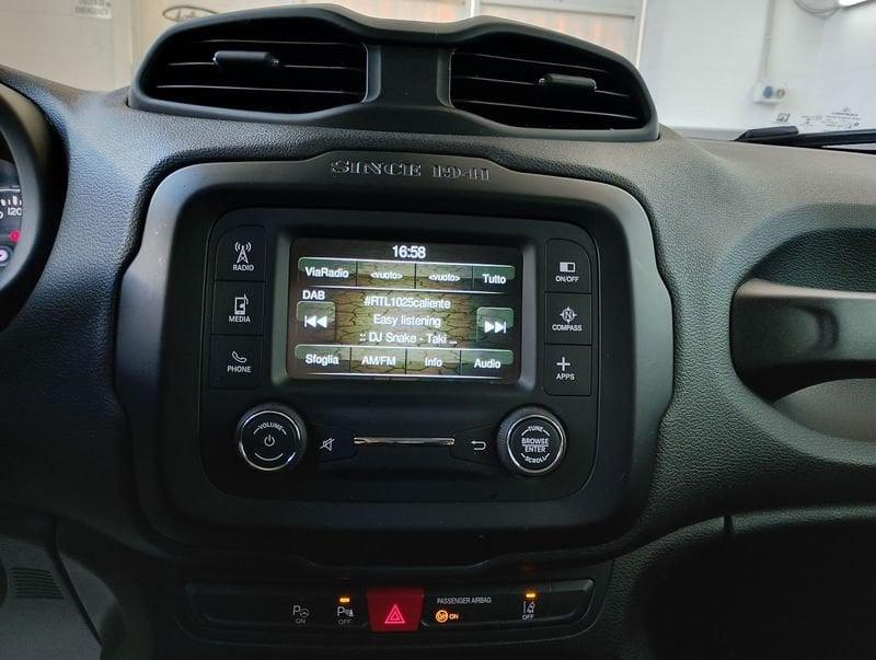 Jeep Renegade 1.6 Mjt DDCT 120 CV Limited CON CAMBIO AUTOMTICO E TETTO PANORAMICO