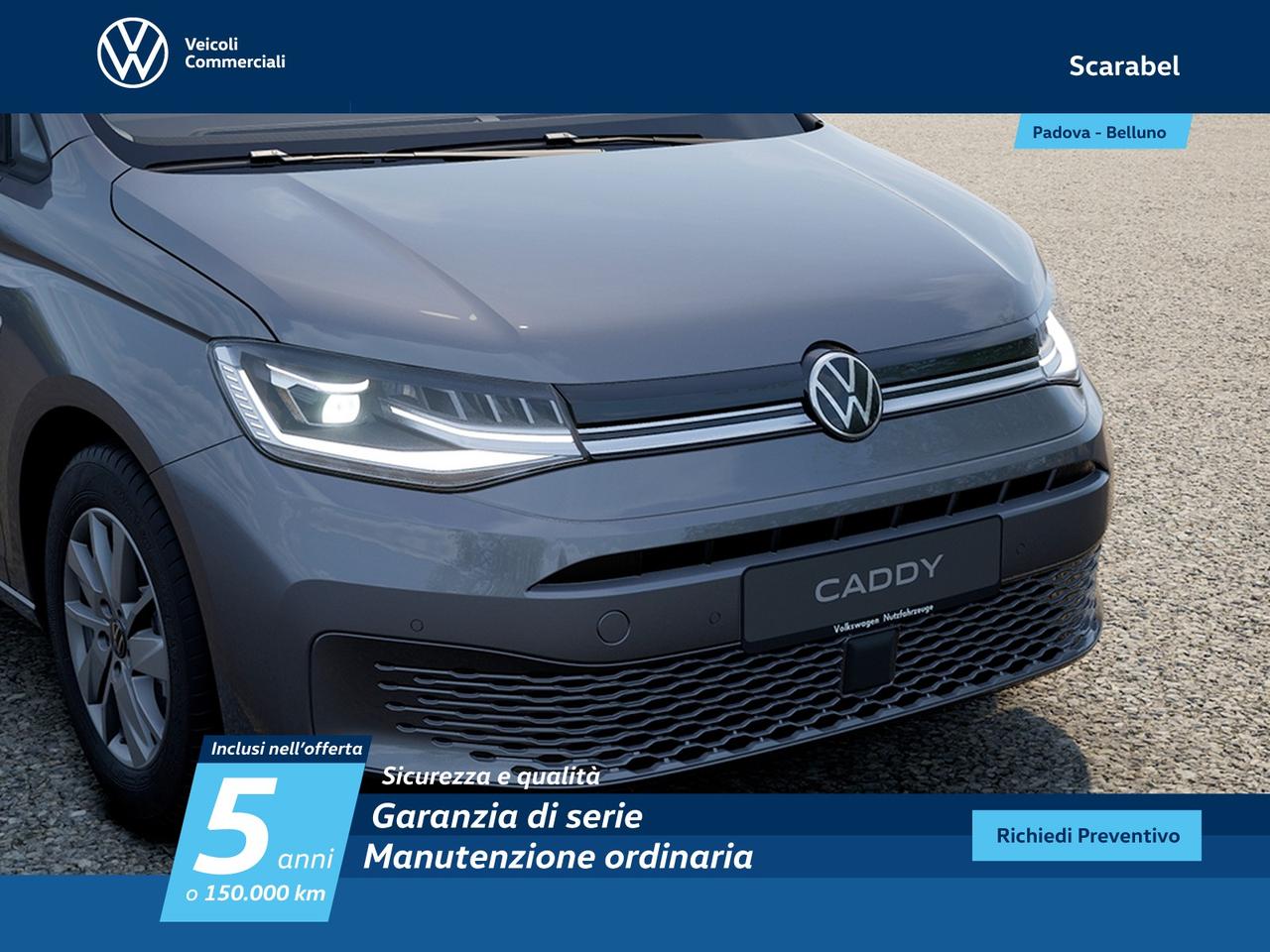 Volkswagen Caddy 1.5 phev 150cv life dsg