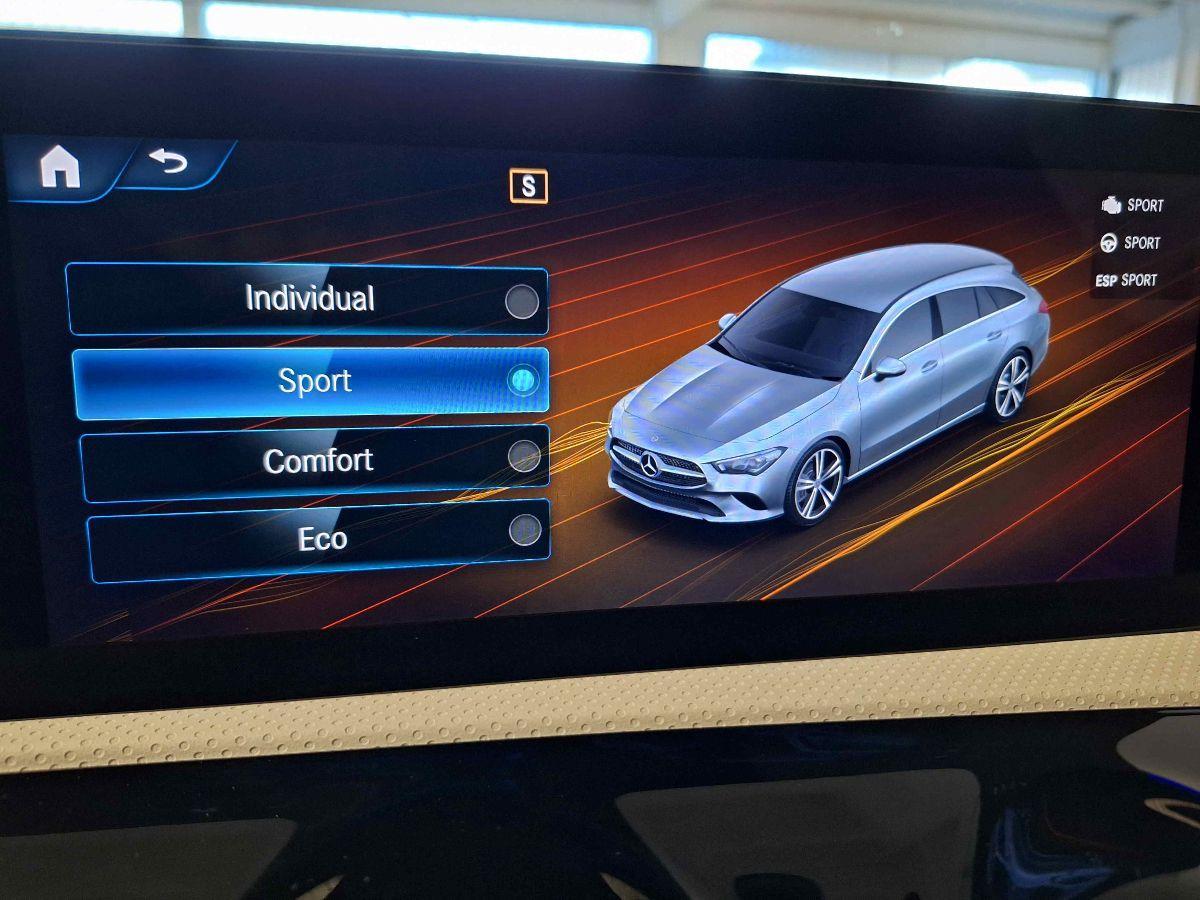 MERCEDES CLA 180 d Aut. Shooting B Sport - APPLE - PELLE - RETROCAM- GAR.24MESI