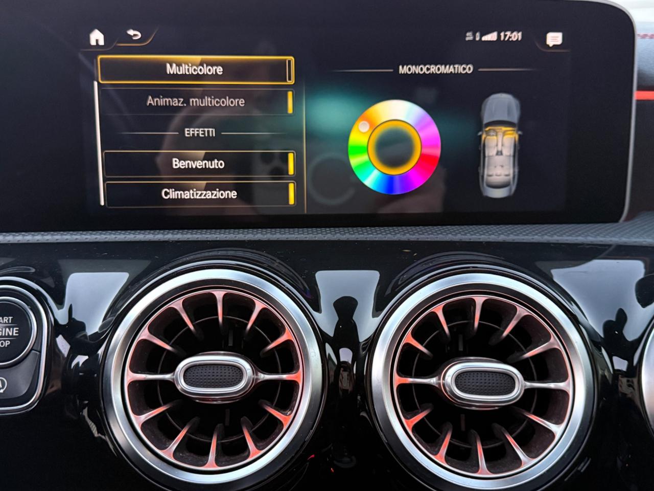 MERCEDES BENZ CLASSE CLA 250 BENZINA TETTO FULL FULL GRIGIO OPACO UNICOPROPRIETARIO TAGLIANDI MERCEDES BENZ 2021