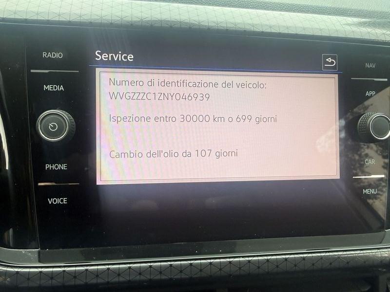 Volkswagen T-Cross T-Cross 1.0 tsi Advanced 110cv