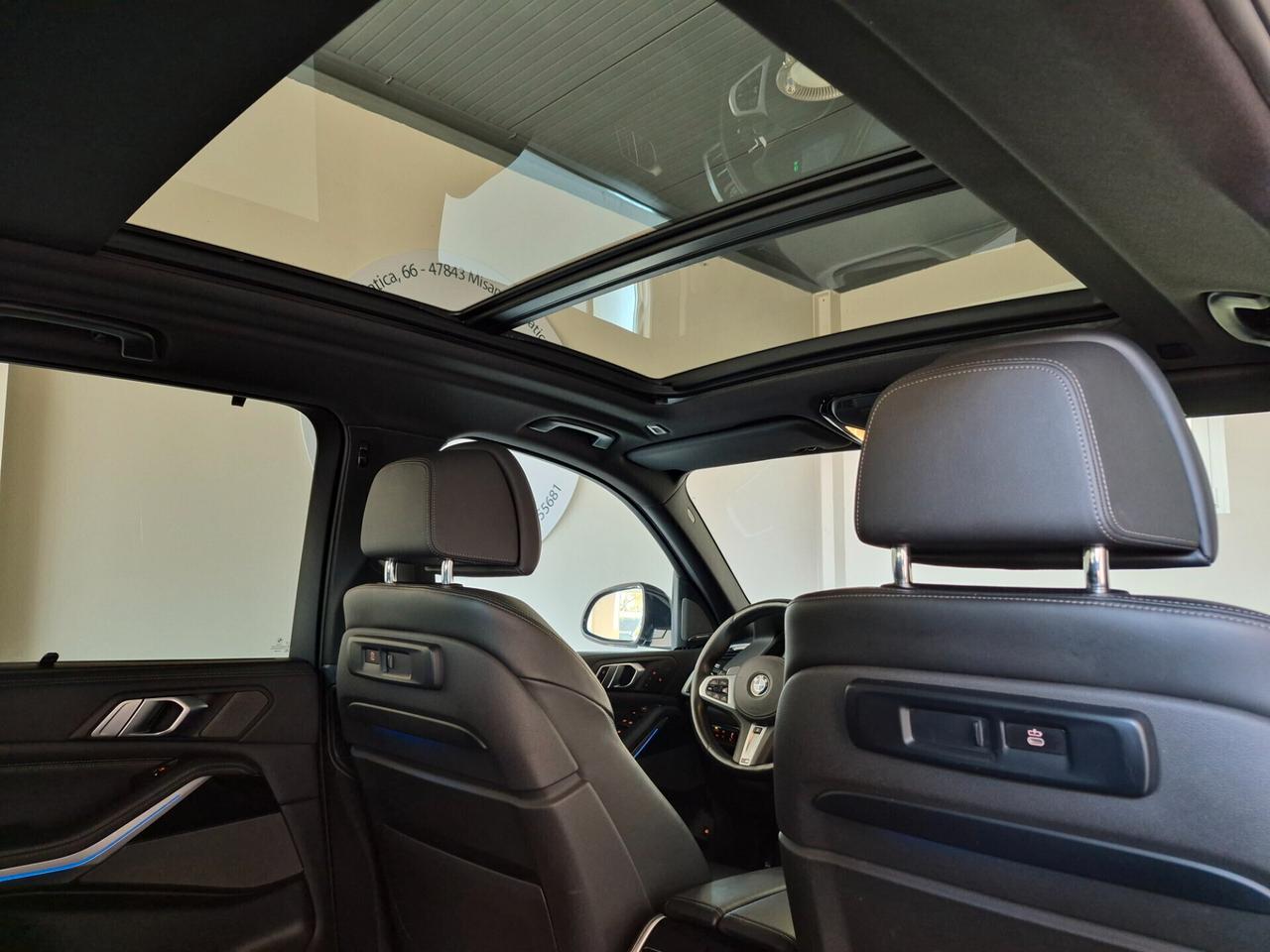 BMW X5 XDRIVE 45E MSPORT LASER PELLE TETTO SOSPENSIONI PNEUMATICHE FRENI M BLU C.21" ADAS 1 PROPRIETARIO