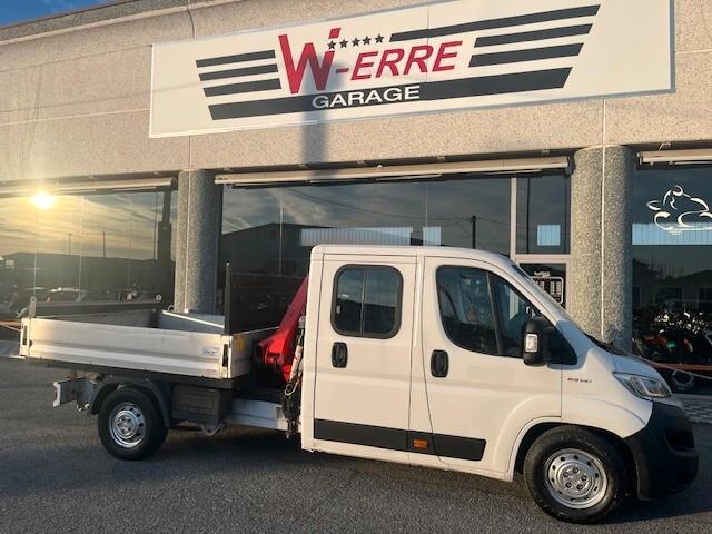 Fiat Ducato 35 DOPPIA CABINA ( 6 POSTI) + GRU 2.3 MJT 130CV MAXI PT 822 KG