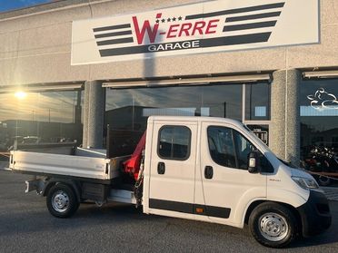 Fiat Ducato 35 DOPPIA CABINA ( 6 POSTI) + GRU 2.3 MJT 130CV MAXI PT 822 KG