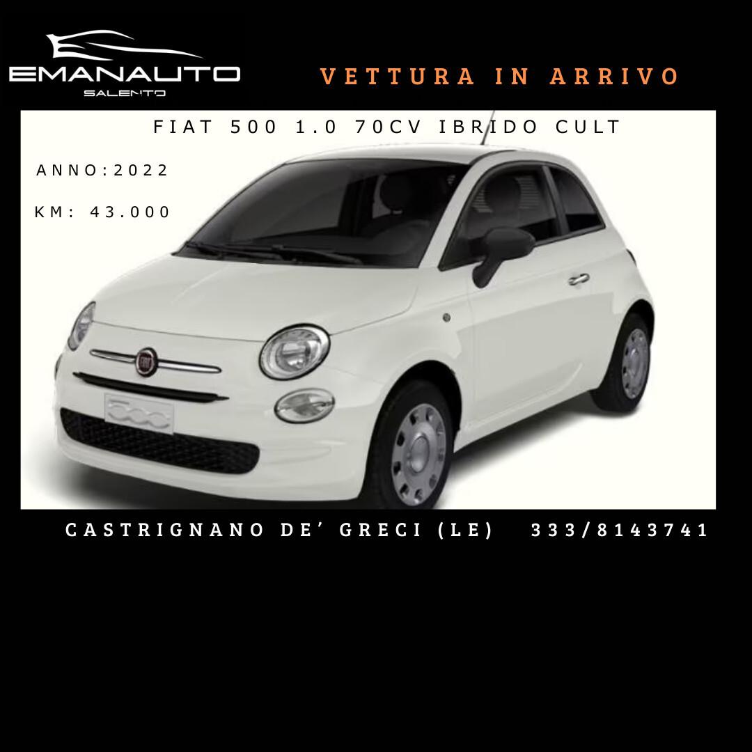 FIAT 500 1.0 70cv Ibrido Cult *2022