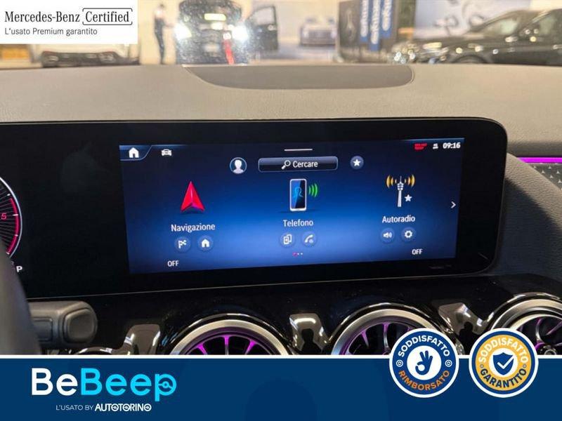 Mercedes-Benz Classe B B 180 D PROGRESSIVE ADVANCED PLUS AUTO