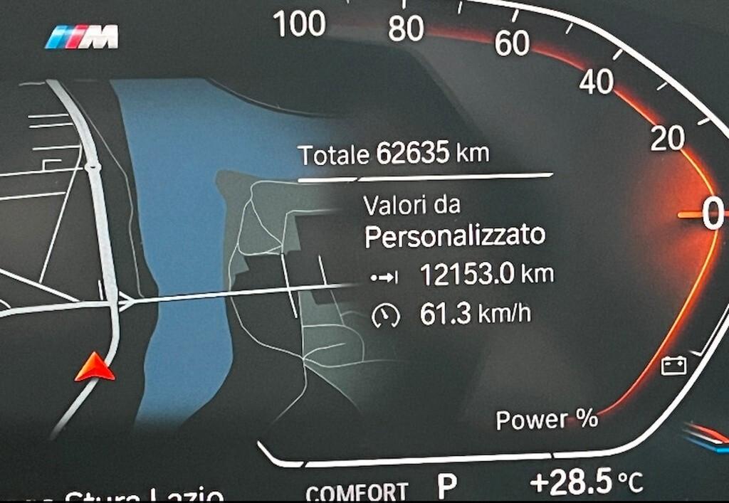 BMW X3 18D 150CV STEPTRONIC 48V S-DRIVE M-SPORT ( FARI LED - BMW DIGITAL COCKPIT - CLIMA TRIZONA - NAVI - MIRROR - PARK ASSISTANT - CERCHI 18 )