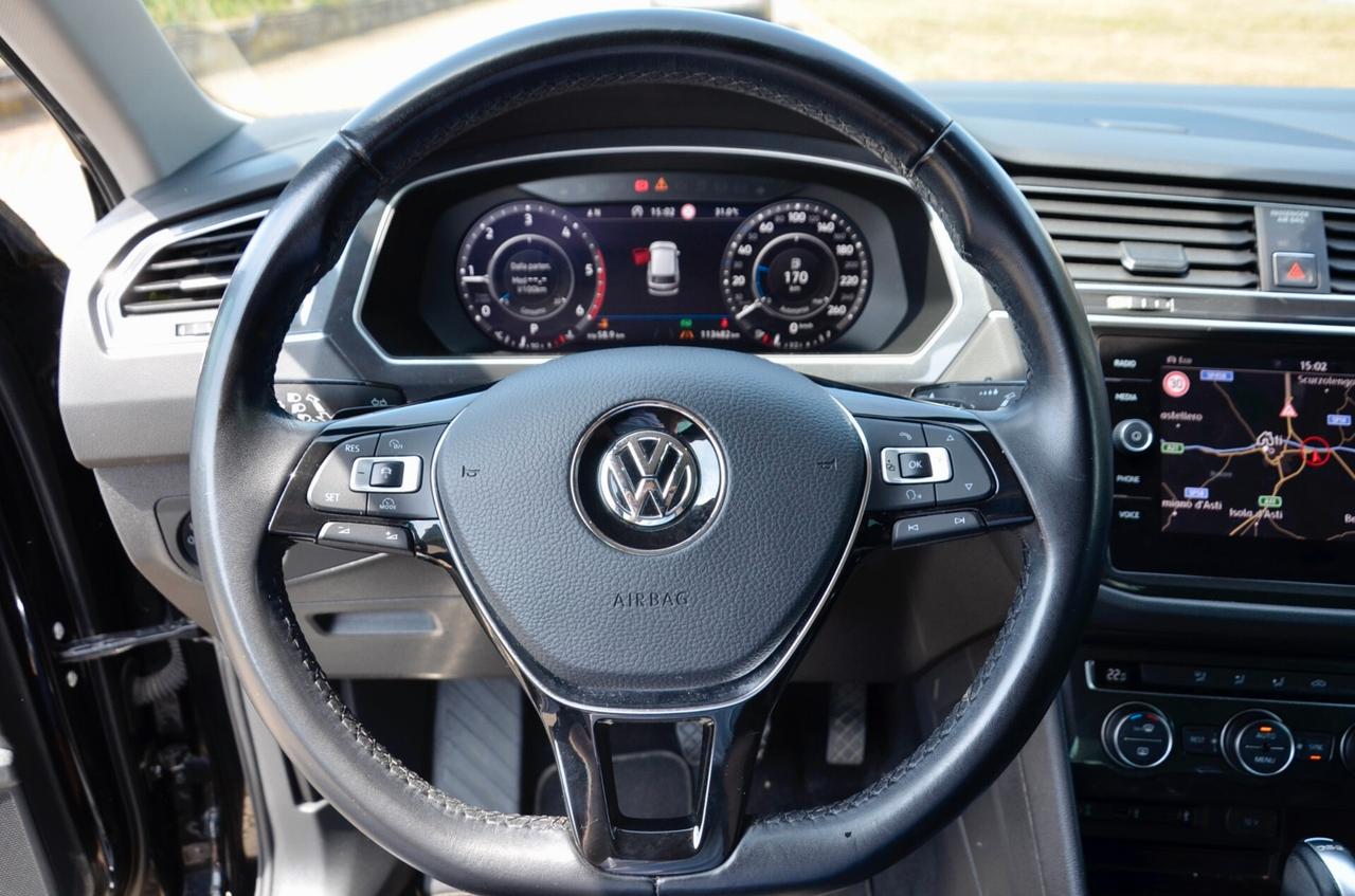 VOLKSWAGEN TIGUAN 2.0 TDI EXECUTIVE 150cv DSG, UNICOPROPRIETARIO, SERVICE VW, NAVI, RETROCAMERA, APPLE ANDROID, 18", PERMUTE