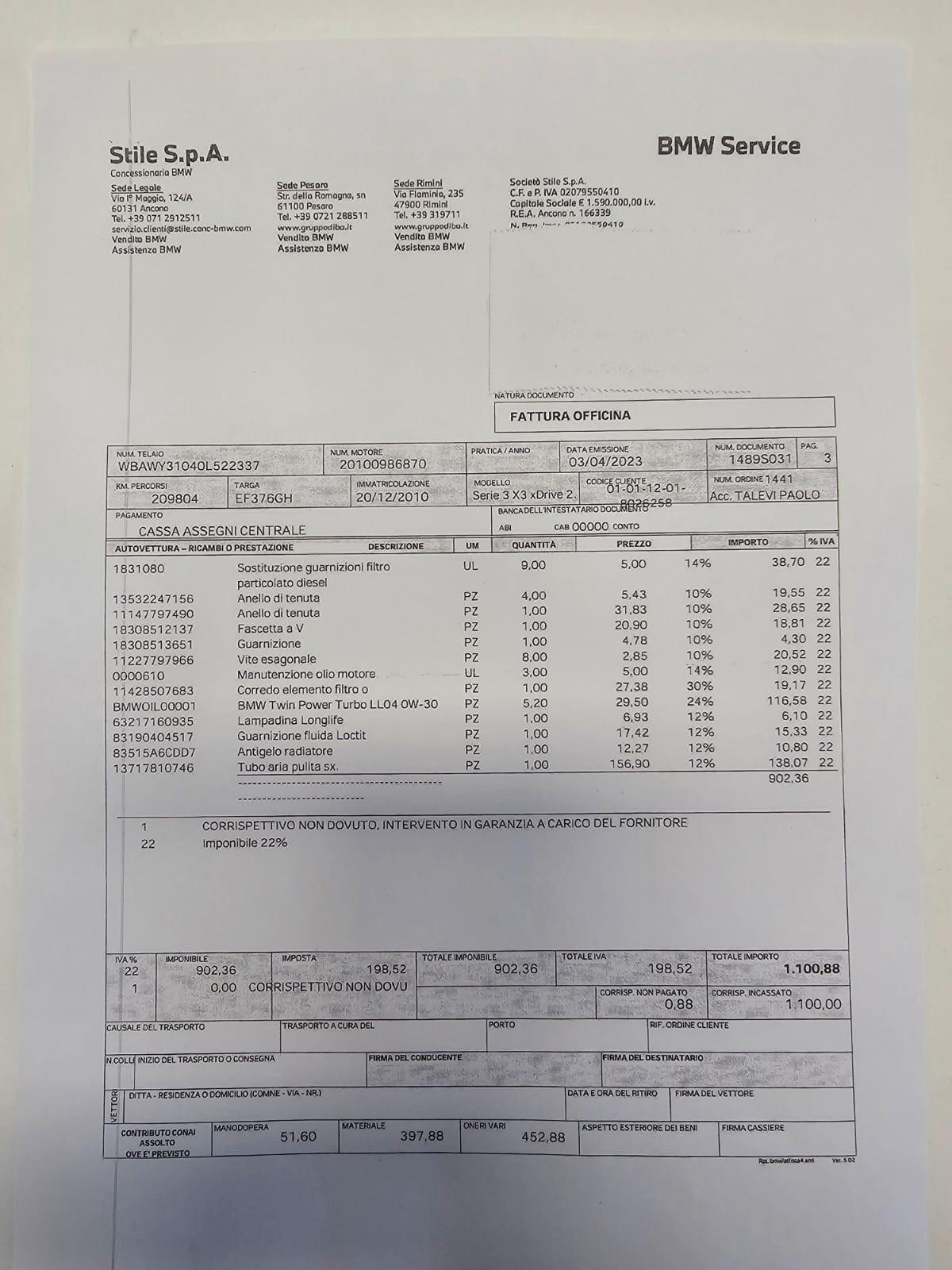 Bmw X3 xDrive20d Futura