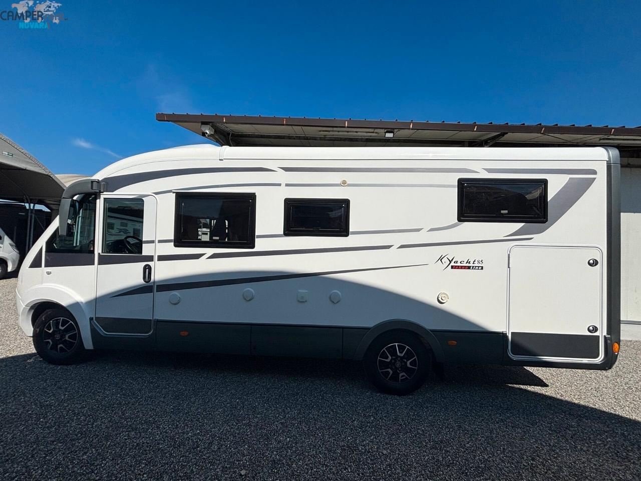 MOBILVETTA K.YACHT 85 TEKNO LINE - Motorhome con letti gemelli ed ampio garage