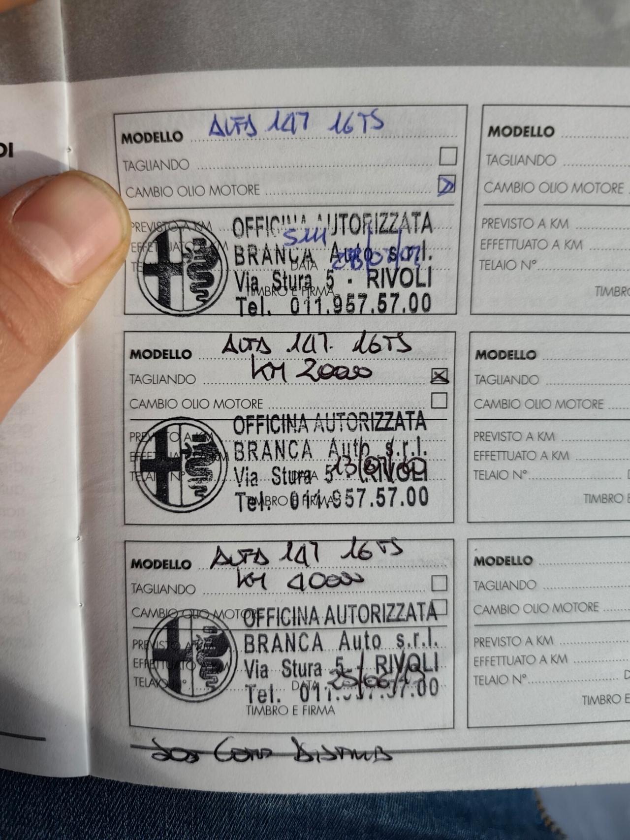 Alfa Romeo 147 1.6 Benz euro 4 5 porte Black Line