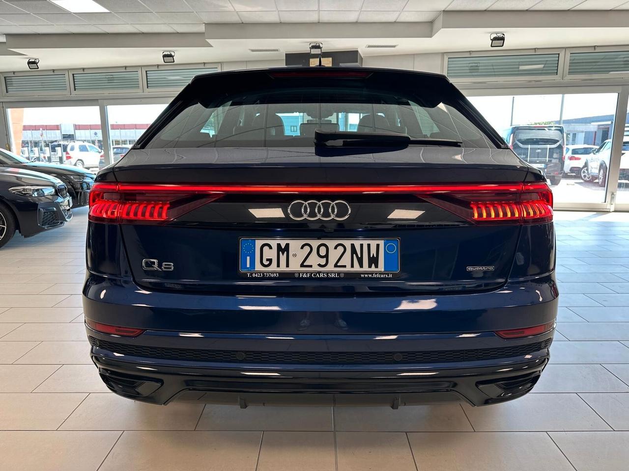 Audi Q8 50 TDI 286 CV quattro S line Uff. Italiana Unico Proprietario