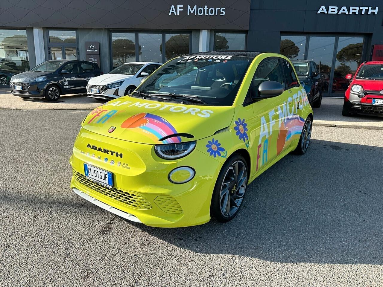 Fiat 500e abarth 595 HB berlina 150cv verde acido