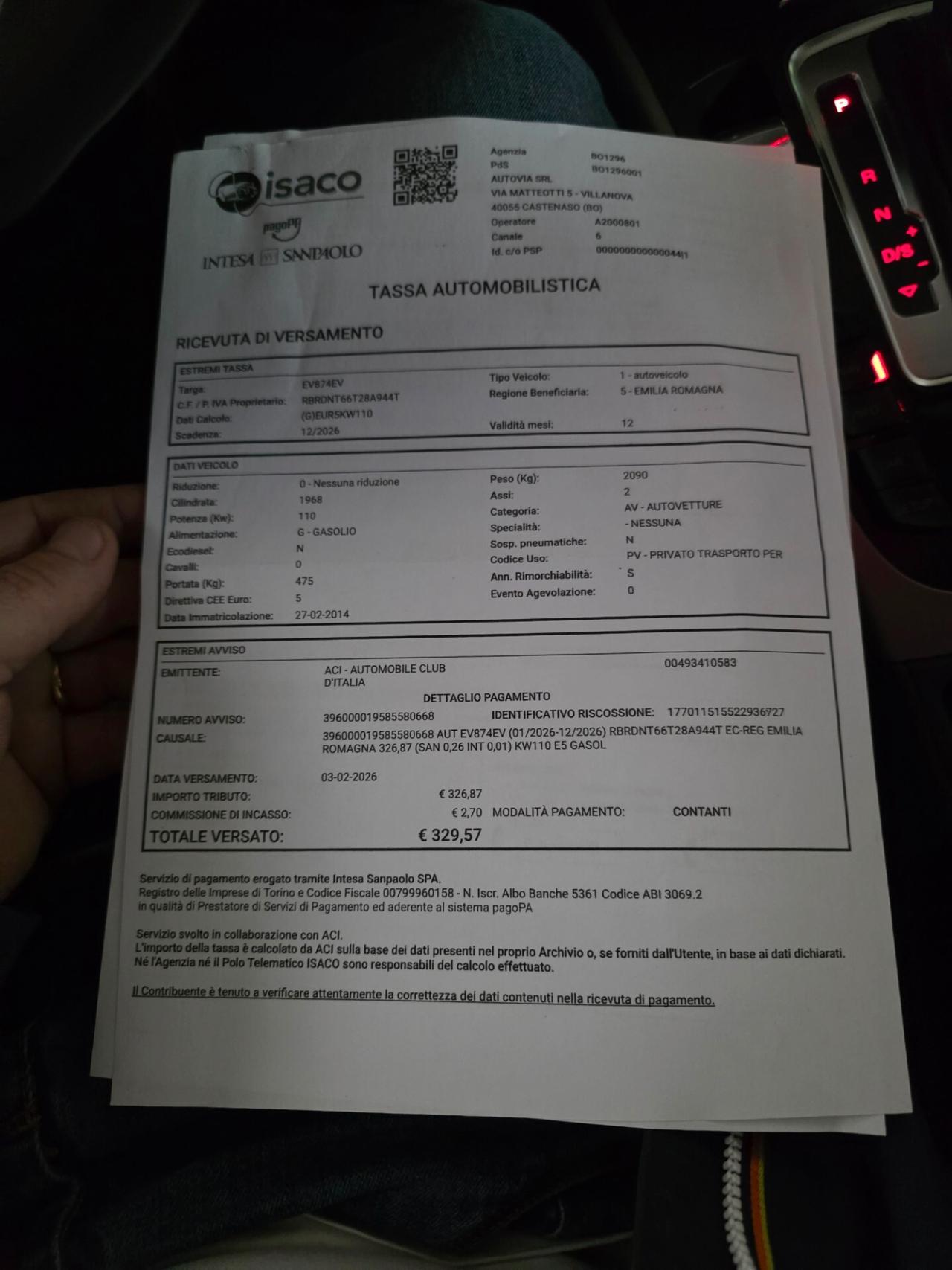 Audi A5 SPB 2.0 TDI 150CV km certificato in