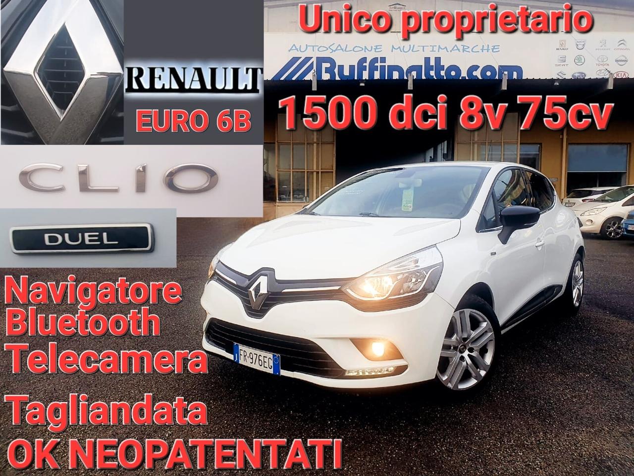 Renault Clio dCi 8V 75 CV Start&Stop 5 porte Energy Duel