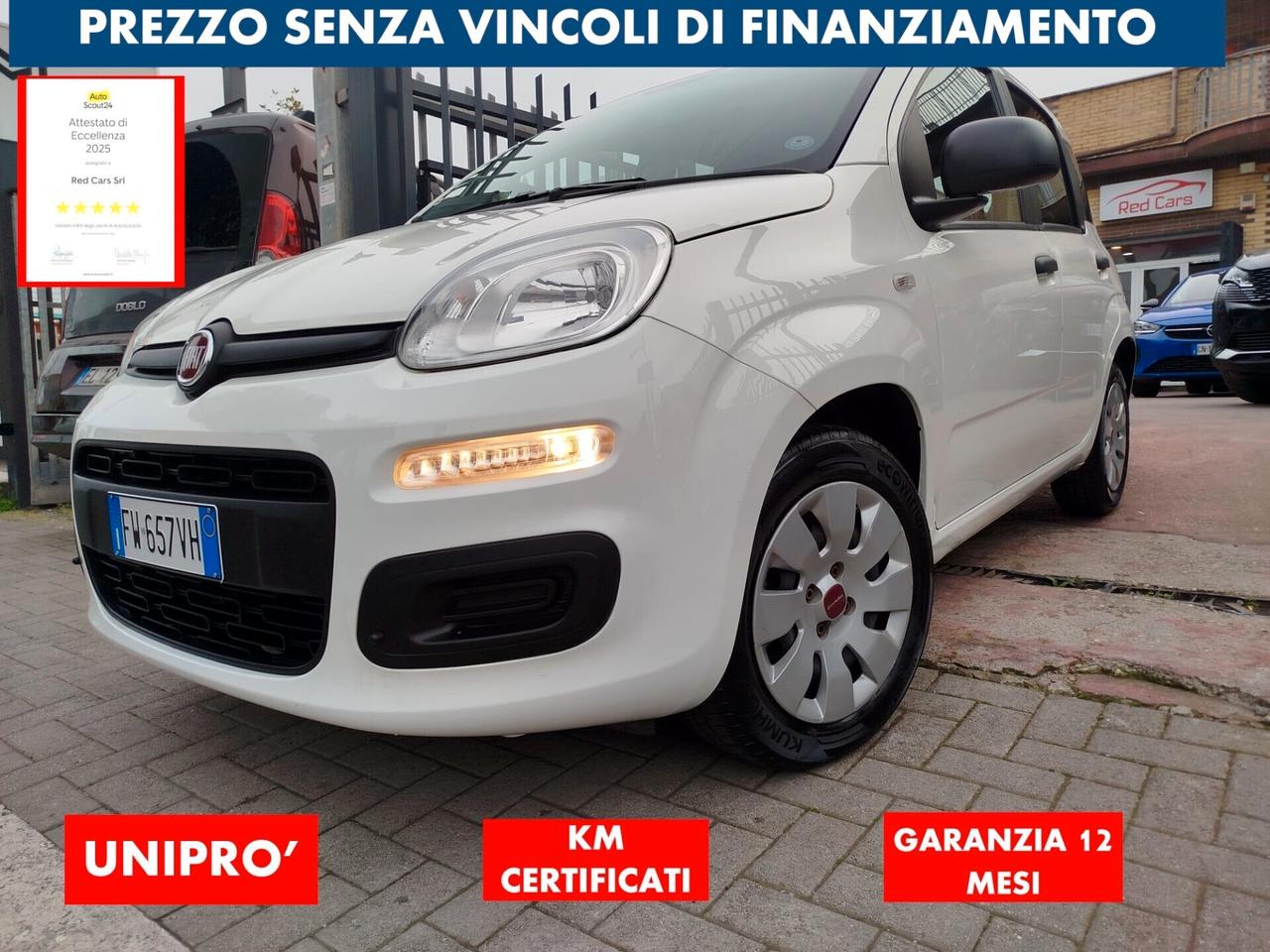 PANDA 1.2 BENZ *PREZZO VERO* UNIPRO' TAGLIANDATA- GARANZIA 12 MESI