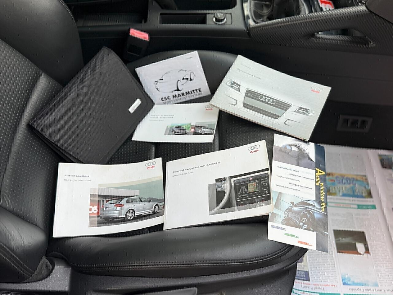 Audi S3 SPB 2.0 Turbo 265 cv quattro pelle,tetto apribile,cerchi 18 diamantati,fari xeno led,retrocamera,full