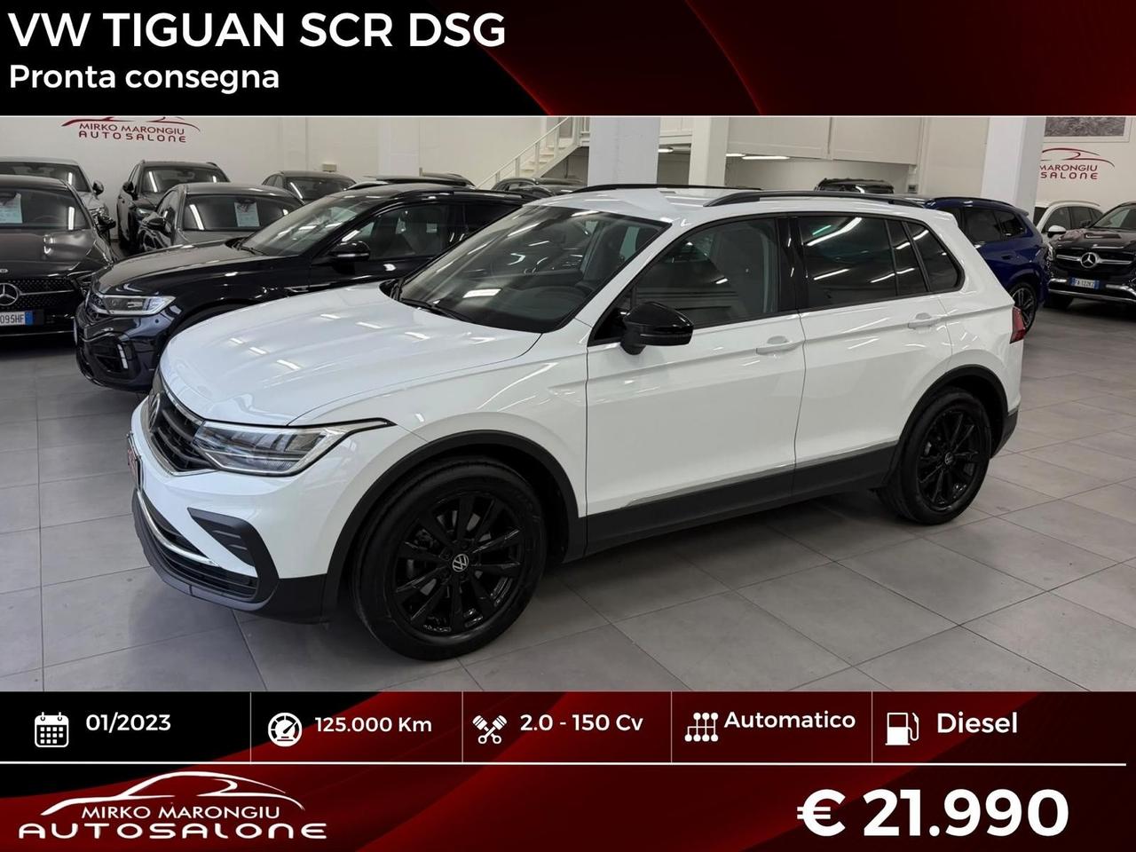 VW Tiguan 2.0 TDI 150 CV SCR DSG FINANZIABILE
