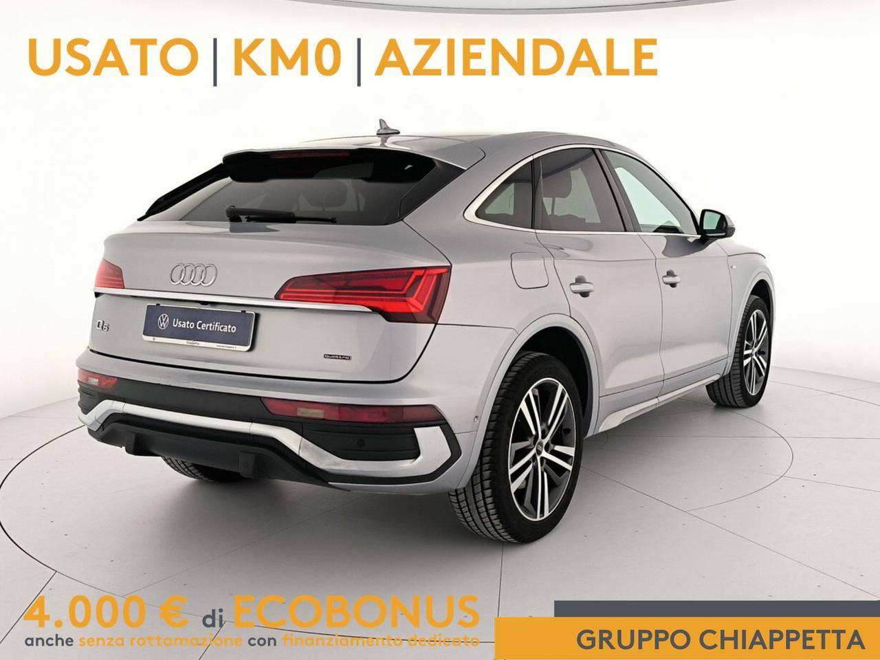 Audi Q5 sportback 40 2.0 tdi mhev 12v s line plus quattro s-tronic