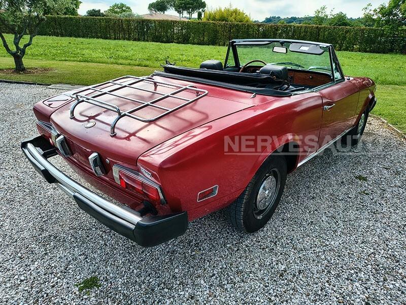 Fiat 124 Spider 1800 – Rossa Interni Neri CRS Anno 1975