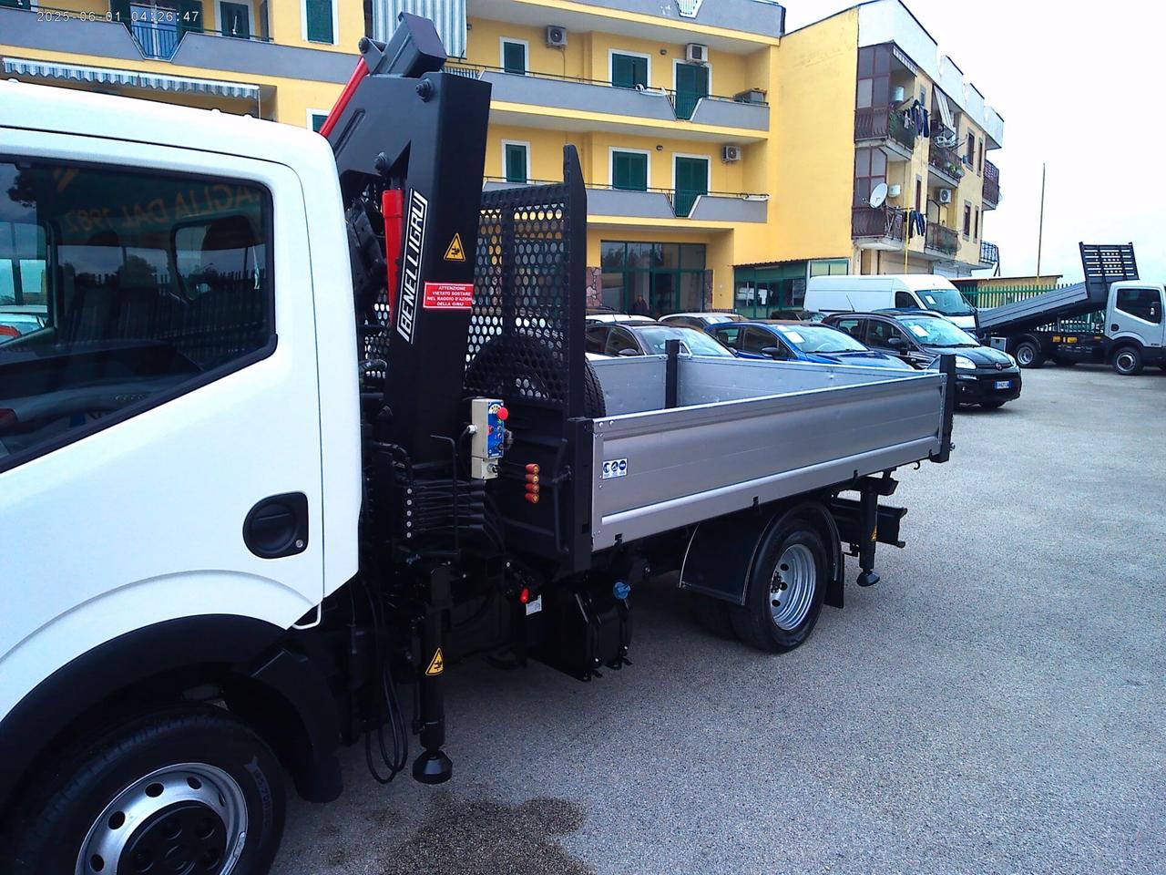 Nissan Cabstar NT 400 3000 E6 GRU AG 2510 2+2 JIB RIBALTABILE 92K