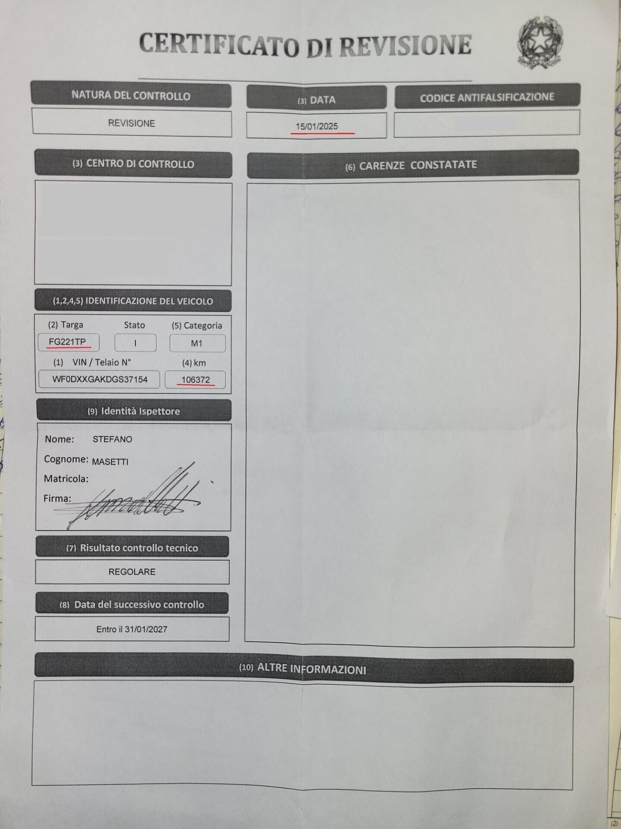 FORD Fiesta 1,5 TDCi-6B-3 REVISIONI-NAVI-UNICA PRO