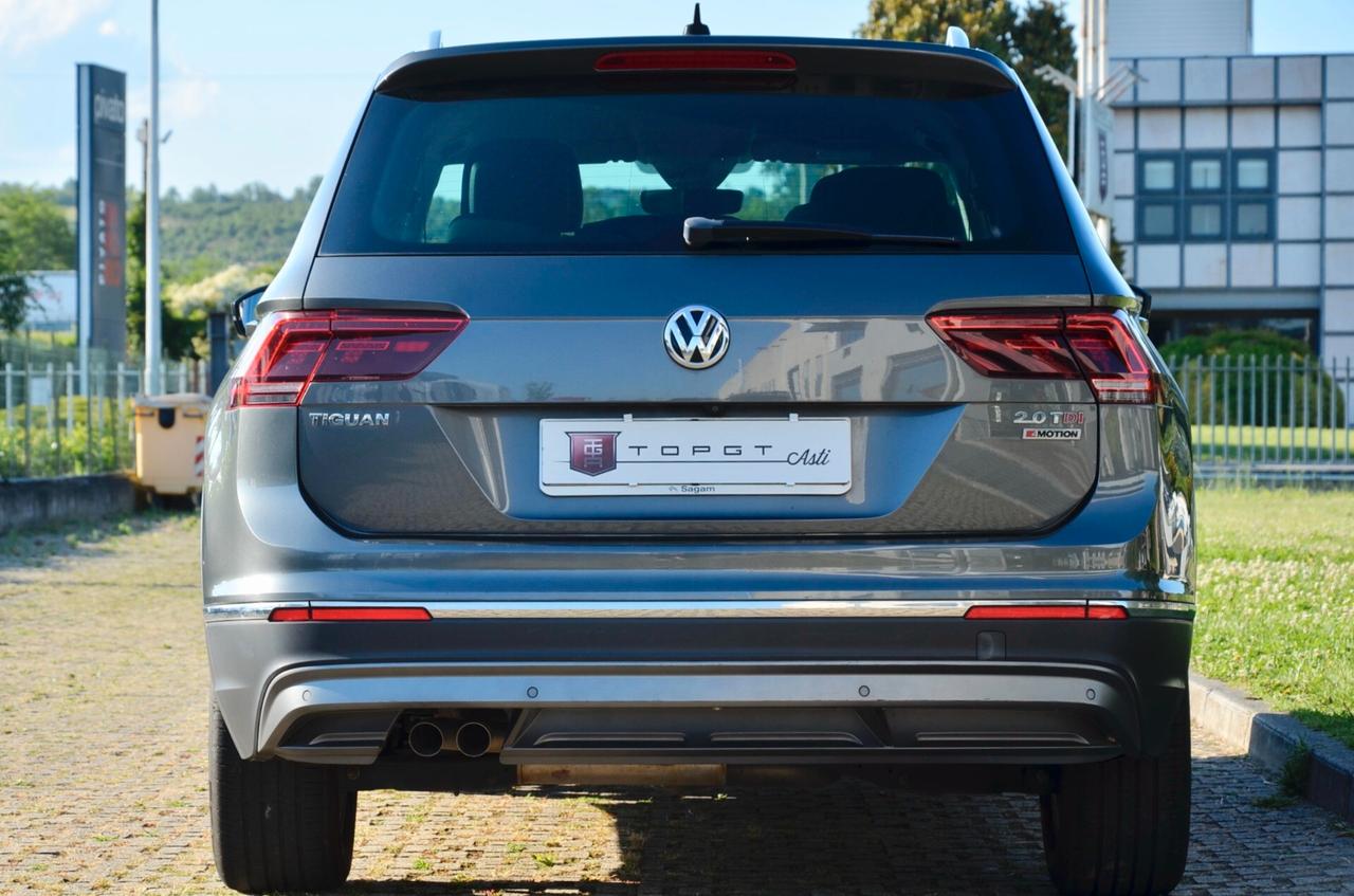 VOLKSWAGEN TIGUAN 2.0 TDI EXECUTIVE 4MOTION 190cv DSG, UFF ITALIANA, TUTTI SERVICE UFF VW, EURO 6B, NAVI, RETROCAMERA, PERMUTE