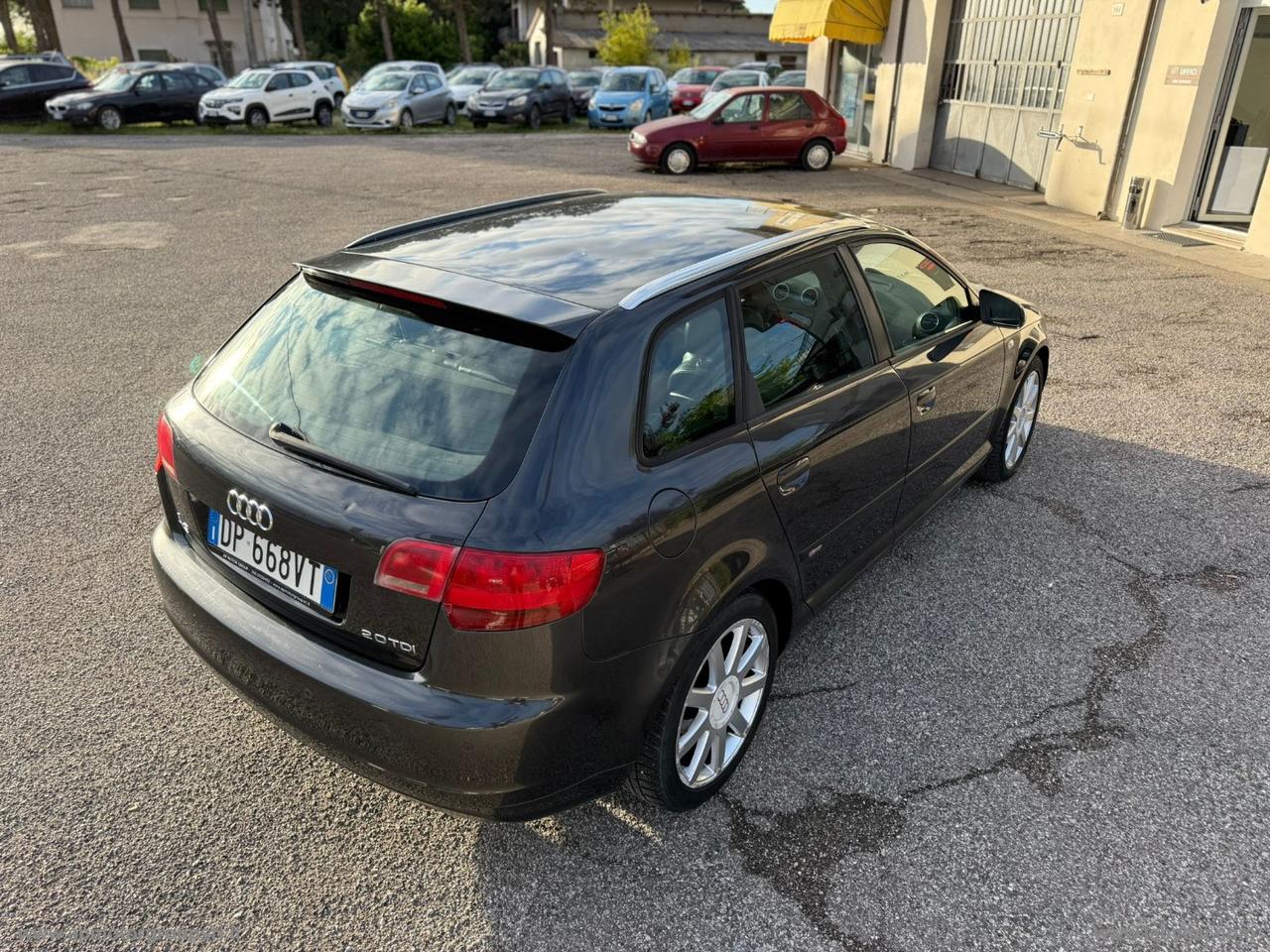 AUDI A3 SPB 2.0 TDI FAP Ambition S-LINE