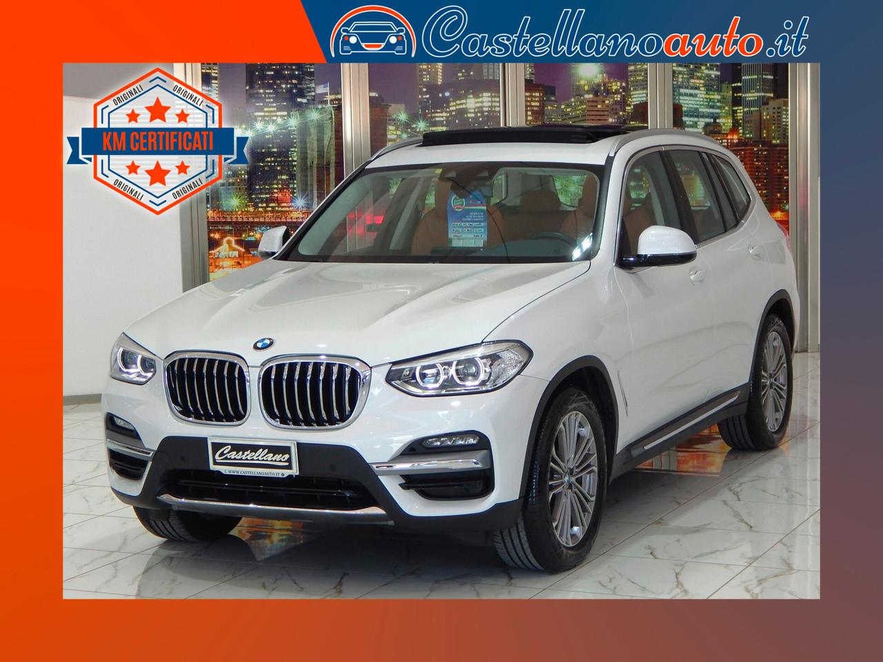 BMW X3 xdrive20d mhev 48V Luxury Aut TETTO-NAVI-PELLE-LED