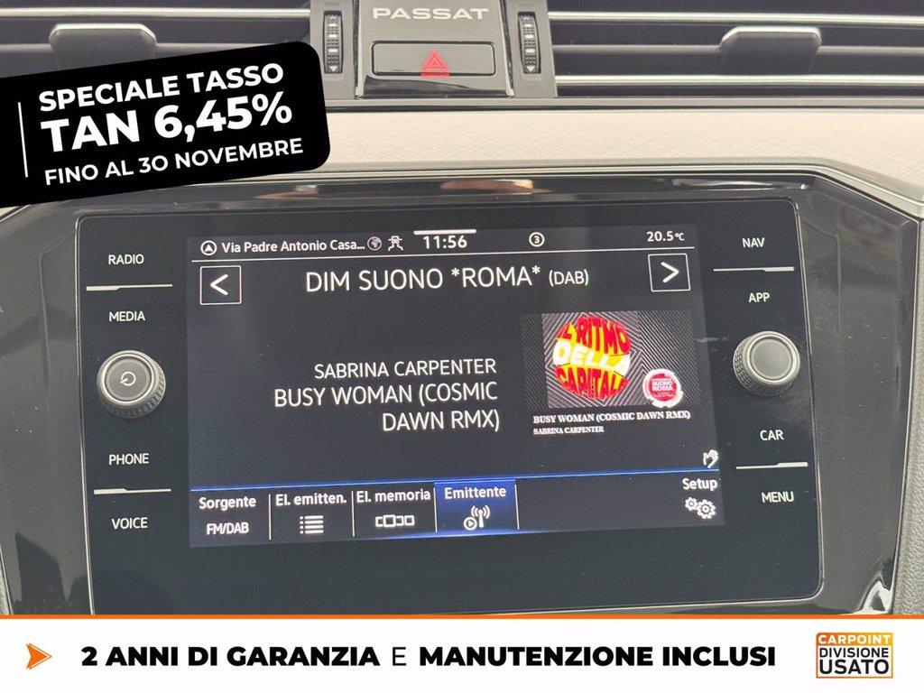VOLKSWAGEN Passat variant 2.0 tdi business 150cv dsg del 2023