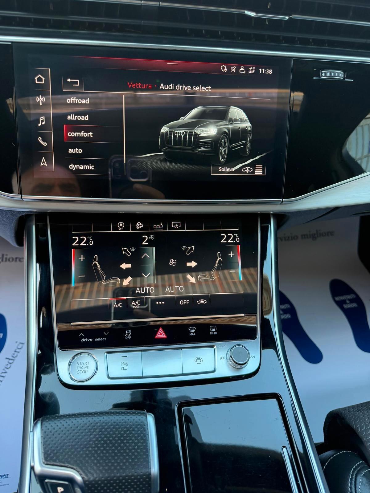 Audi Q7 45 TDI quattro tiptronic Sport Plus S-LINE EDITION 7 POSTI TETTO APRIBILE E FARI MATRIX