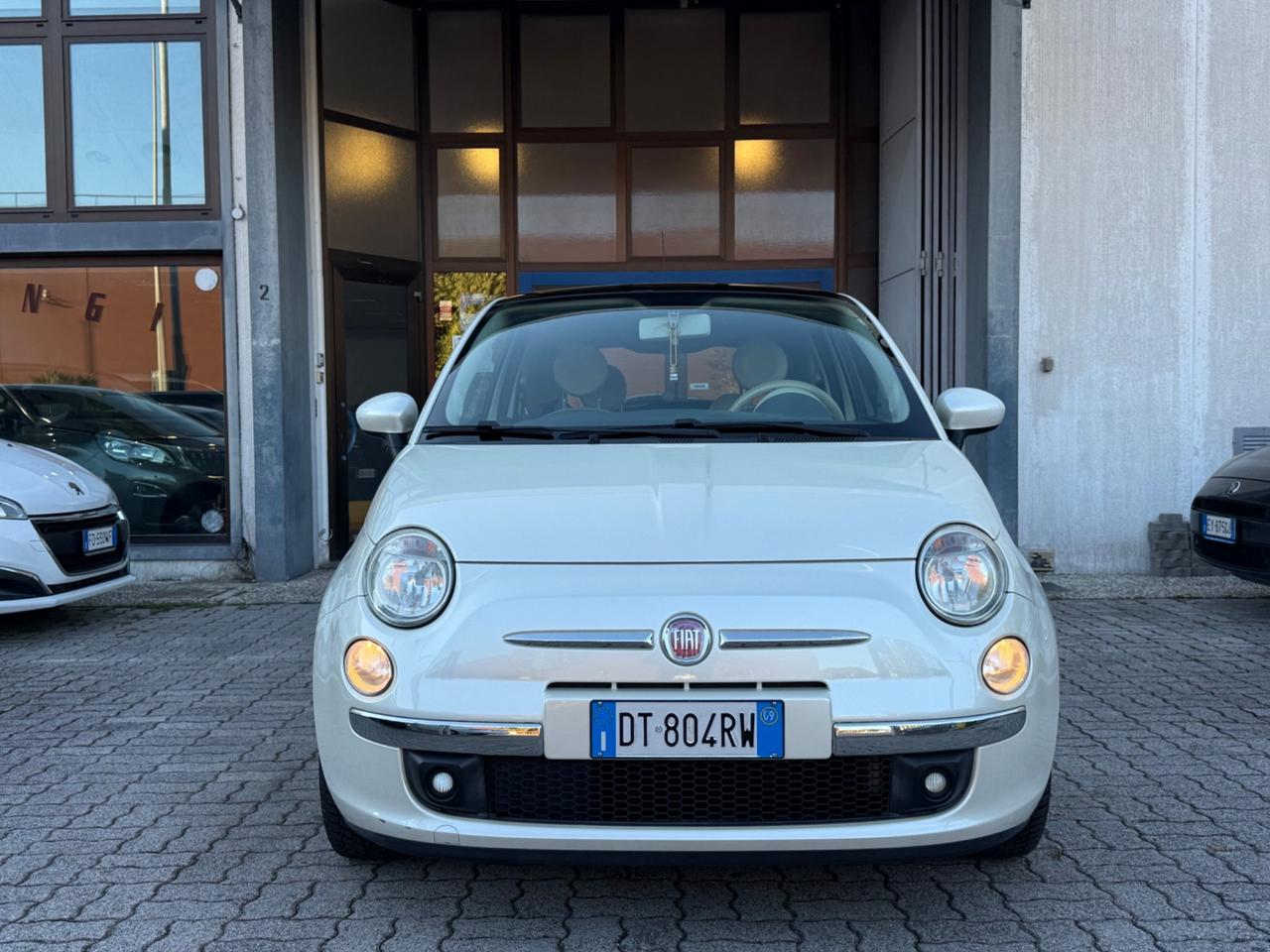 Fiat 500 Bianco speciale cielo panorama 1.2 Lounge